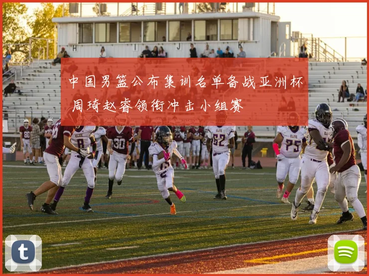 中国男篮公布集训名单备战亚洲杯 周琦赵睿领衔冲击小组赛